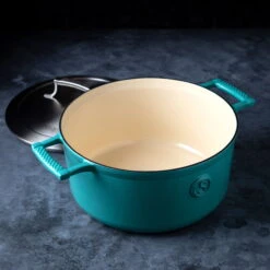 Saveur Selects Braadpan Voyage - Saveur Blue - ø 25 Cm / 4.7 Liter - Geëmailleerde Anti-aanbaklaag -Keukenbenodigdheden Winkel 1 3 17