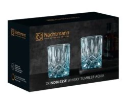 Nachtmann Whiskey Glazen Noblesse - Aqua - 295 Ml - 2 Stuks -Keukenbenodigdheden Winkel 104239 NoblesseWhiskyglasAqua1 2 1