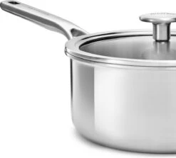 KitchenAid Hapjespan - Multi-Ply RVS - ø 24 Cm / 3.1 Liter -Keukenbenodigdheden Winkel 1200x1084