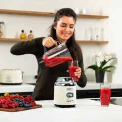 Westinghouse Retro Waterkoker + Broodrooster 2 Sleuven + Blender - Wit -Keukenbenodigdheden Winkel 1200x1200 136