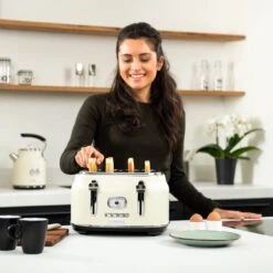 Westinghouse Retro Waterkoker + Broodrooster 4 Sleuven + Staafmixer - Wit -Keukenbenodigdheden Winkel 1200x1200 193