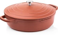 Westinghouse Pannenset Performance (Braadpan + Hapjespan) ø 28 Cm - Rood - Inductie En Alle Andere Warmtebronnen 12 Westinghouse Pannenset Performance (Braadpan + Hapjespan) ø 28 Cm - Rood - Inductie En Alle Andere Warmtebronnen -Keukenbenodigdheden Winkel 1200x731