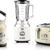 Westinghouse Retro Waterkoker + Broodrooster 4 Sleuven + Blender - Wit -Keukenbenodigdheden Winkel 1200x740