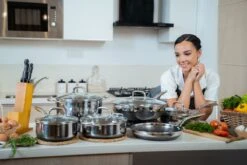 Westinghouse Pannenset Black Signature (Koekenpan + Steelpan) ø 20cm - Inductie En Alle Andere Warmtebronnen -Keukenbenodigdheden Winkel 1200x800 12