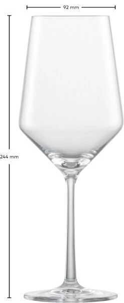 Zwiesel Glas Rode Wijnglazen Pure - 550 Ml - 6 Stuks -Keukenbenodigdheden Winkel 122315 Pure Cabernet Gr1 fstu 3 1