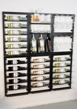 Blackwell Wijnrek - Voor 6 Flessen - Zwart -Keukenbenodigdheden Winkel 16 COOK2027 1