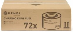 Hendi Brandpasta Voor Chafing Dish - 200 Gram - 72 Stuks -Keukenbenodigdheden Winkel 194355 OBW 2022 02 IMGP1501