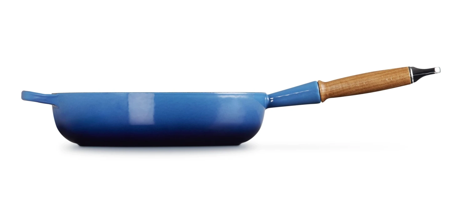 Le Creuset Hapjespan Signature - Azure - ø 28 Cm / 3.6 Liter- Geëmailleerde Anti-aanbaklaag 5 Le Creuset Hapjespan Signature - Azure - ø 28 Cm / 3.6 Liter- Geëmailleerde Anti-aanbaklaag - Afbeelding 3