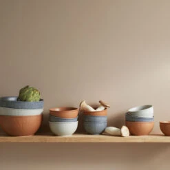 Thomas Kleine Kom Clay Smoke ø 13 Cm / 450 Ml -Keukenbenodigdheden Winkel 21740 227075 63124 m 33