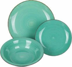 Villa D'Este Serviesset Baita - Greenery - 12-delig / 4 Personen -Keukenbenodigdheden Winkel 2191636 a