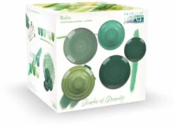 Villa D'Este Serviesset Baita - Greenery - 12-delig / 4 Personen -Keukenbenodigdheden Winkel 2191636s