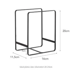 Yamazaki Organiser Tower Zwart -Keukenbenodigdheden Winkel 2269 dims eu 1000x