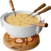 Boska Fondueset Twinkle - 4 Personen - Wit/bruin -Keukenbenodigdheden Winkel 340031 Candle Light Fondue Twinkle 1