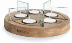 Boska Fondueset Twinkle - 4 Personen - Wit/bruin -Keukenbenodigdheden Winkel 340031 LIFE Candle Light Fondue Twinkle. kopie