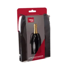 Vacu Vin Champagnekoeler Active Cooler - Sleeve - Zwart -Keukenbenodigdheden Winkel 38856606 Active Cooler Champagne Black Pack