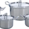 BK Pannenset Q-linair Master RVS - 4 Delige Set -Keukenbenodigdheden Winkel 448818