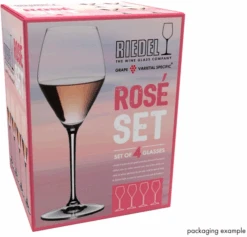Riedel Rosé Glazen / Champagne Glazen - 4 Stuks -Keukenbenodigdheden Winkel 551500055 packaging hGY1DSav