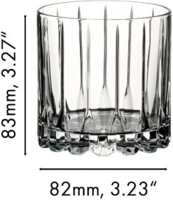 Riedel Whiskey Glazen Rocks - 2 Stuks -Keukenbenodigdheden Winkel 641700002 dimensions t0EHcCG7
