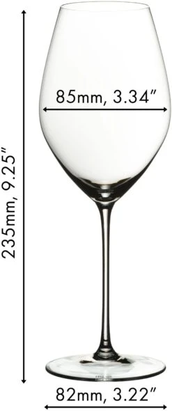 Riedel Champagne Glazen Veritas - 2 Stuks -Keukenbenodigdheden Winkel 644900028 dimensions UqwuqPdP