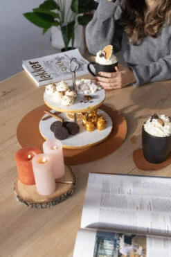 Jay Hill Etagere Marmer Goud 2-Laags -Keukenbenodigdheden Winkel 7 8720812849278 5