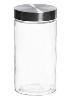 Sareva Voorraadpot - Glas / RVS Deksel - ø 11.5 Cm / 1.7 Liter -Keukenbenodigdheden Winkel 7061111122299 2