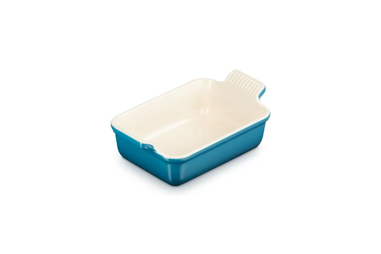 Le Creuset Ovenschaal Heritage - Deap Teal - 19 X 14 Cm / 1.1 Liter 4 Le Creuset Ovenschaal Heritage - Deap Teal - 19 X 14 Cm / 1.1 Liter - Afbeelding 2