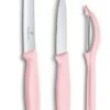 Victorinox Messenset Swiss Classic - Lichtroze - 3-delig -Keukenbenodigdheden Winkel 7613329142004