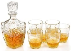 Bormioli Rocco Whiskey Set Dedalo - 7 Delige Set