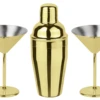 Paderno Cocktailset Paderno Martini - Goud - 3 Delige Set -Keukenbenodigdheden Winkel 8014808424168