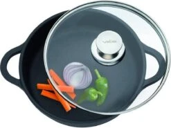 Valira Braadpan Met Deksel Aire - ø 20 Cm / 1.5 Liter -Keukenbenodigdheden Winkel 8411401008373 1