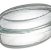 Sareva Ovenschaal Met Deksel - Hittebestendig Glas - Ovaal - 28 X 19 Cm / 4 Liter -Keukenbenodigdheden Winkel 8720364451882