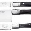 Jay Hill Kaasmessenset Laguiole - Zwart - 3 Stuks -Keukenbenodigdheden Winkel 8720364453497