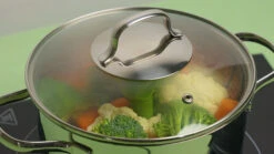 Sareva Stoommandje - RVS - Verstelbaar Van ø 17 - 27 Cm -Keukenbenodigdheden Winkel 8720364454647