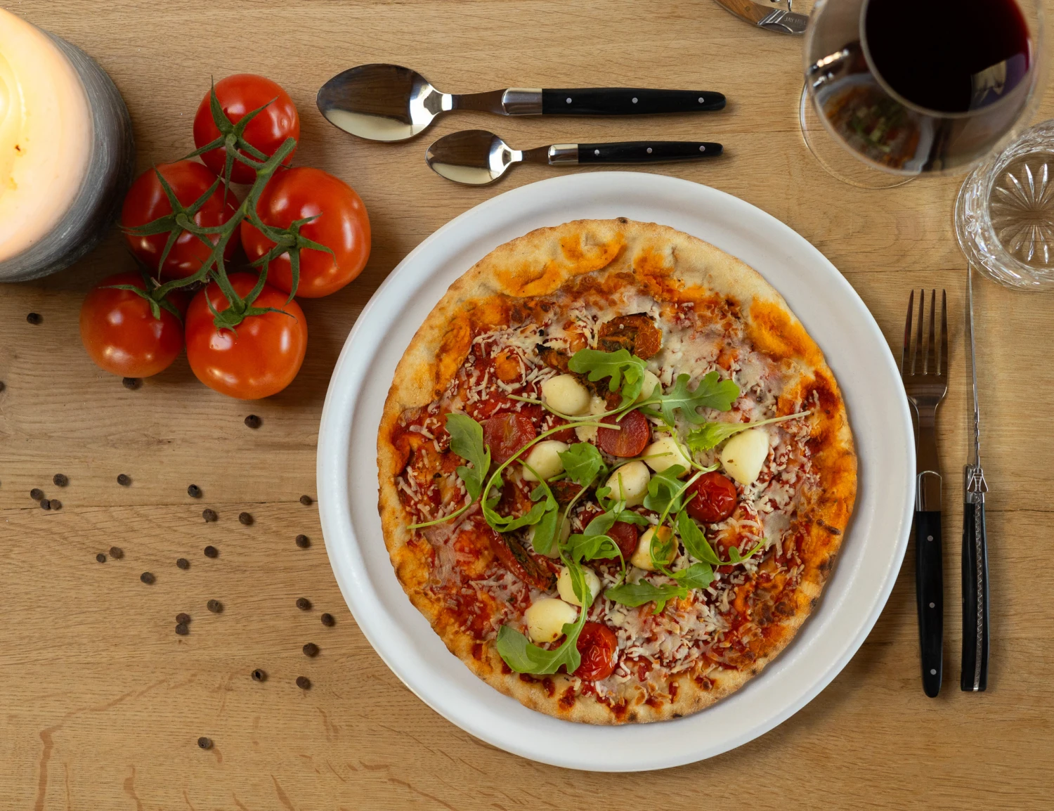 Jay Hill Pizzaborden Speckle White - ø 32 Cm - 4 Stuks 6 Jay Hill Pizzaborden Speckle White - ø 32 Cm - 4 Stuks - Afbeelding 4