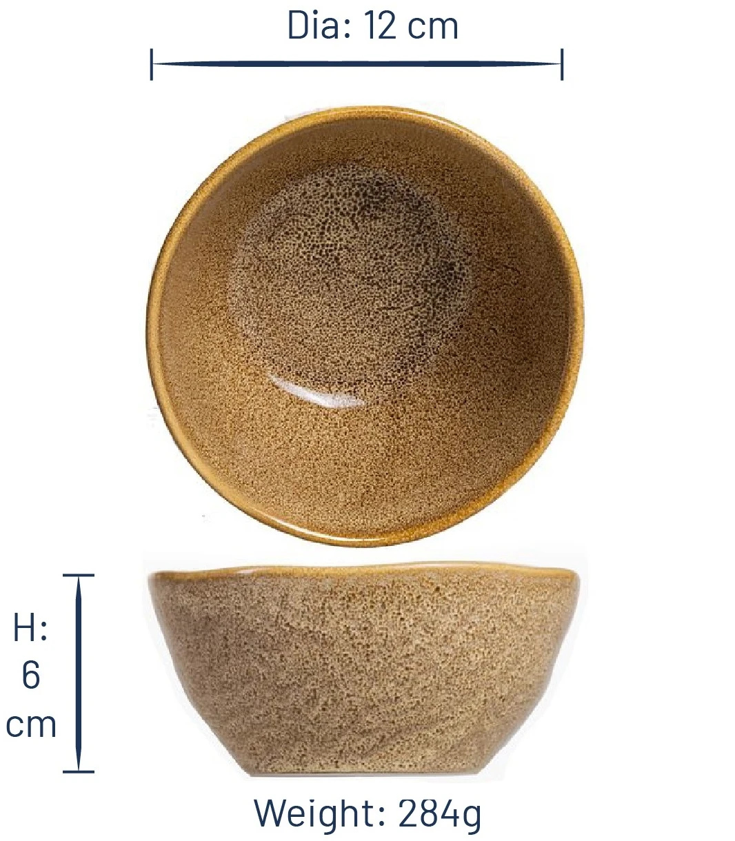 Jay Hill Serviesset Alderney - 4-delig - Bruin/Geel 13 Jay Hill Serviesset Alderney - 4-delig - Bruin/Geel - Afbeelding 11