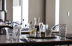 Bormioli Rocco Waterglazen Line - Blauw - 290 Ml - 6 Stuks 11 Bormioli Rocco Waterglazen Line - Blauw - 290 Ml - 6 Stuks -Keukenbenodigdheden Winkel Bormioli Glas Line Transparant 29 cl 1