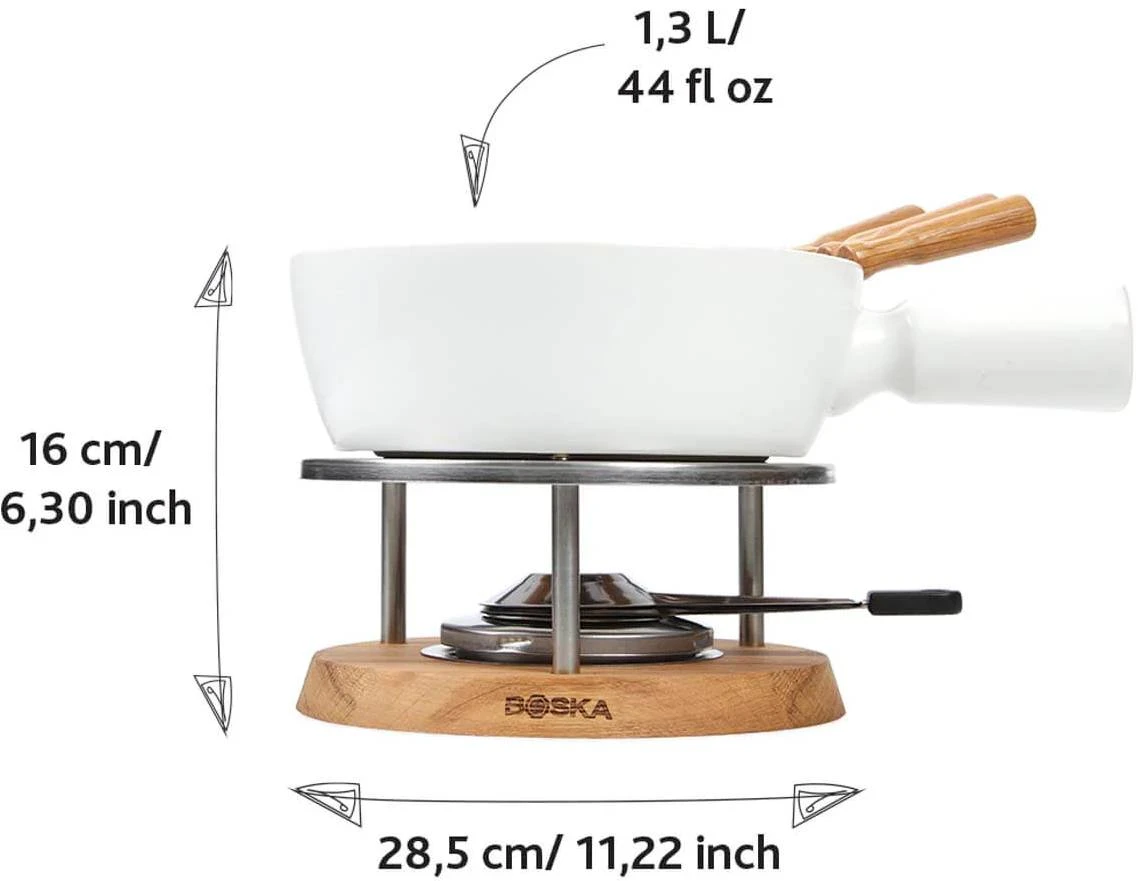 Boska Fondueset - 4 Personen - Wit 7 Boska Fondueset - 4 Personen - Wit - Afbeelding 6