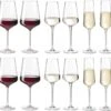 Leonardo Wijnglazenset Puccini (Rode Wijnglazen & Witte Wijnglazen & Champagneglazen)- 12 Delige Set -Keukenbenodigdheden Winkel CL productafbeeldingen 1 2