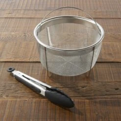 Crockpot Express Slowcooker + Snelkookpan - Uitneembare Binnenpan - 5.6 Liter - CR089 Met Stoommand & Tang) -Keukenbenodigdheden Winkel Crockpot Express Slowcooker Snelkookpan CR089 5.6 Liter 1