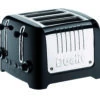 Dualit Broodrooster Lite - 4 Sleuven - Black - D46225 -Keukenbenodigdheden Winkel D46225 001 Lite 4slot zwart 536mb
