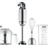 Dualit Staafmixer Set - 3-delig - Zilver - D88930 -Keukenbenodigdheden Winkel D88930 Dualit staafmixer