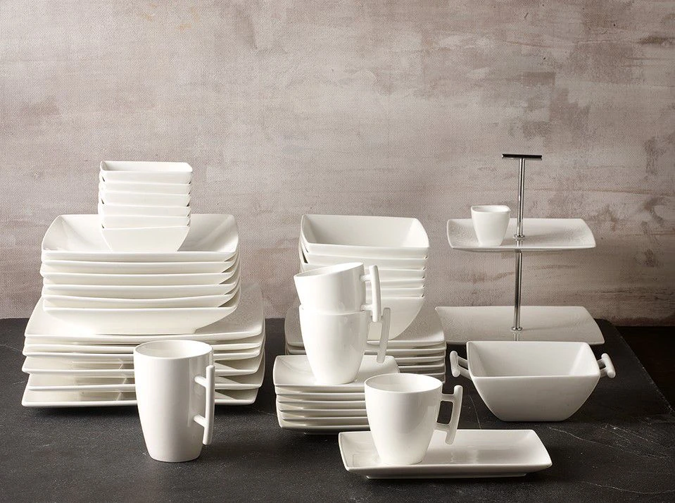 BonBistro Ovenschaal Yong Squito - 19 X 19 X 6 Cm / 1.4 Liter - Wit - 2 Stuks 4 BonBistro Ovenschaal Yong Squito - 19 X 19 X 6 Cm / 1.4 Liter - Wit - 2 Stuks - Afbeelding 2