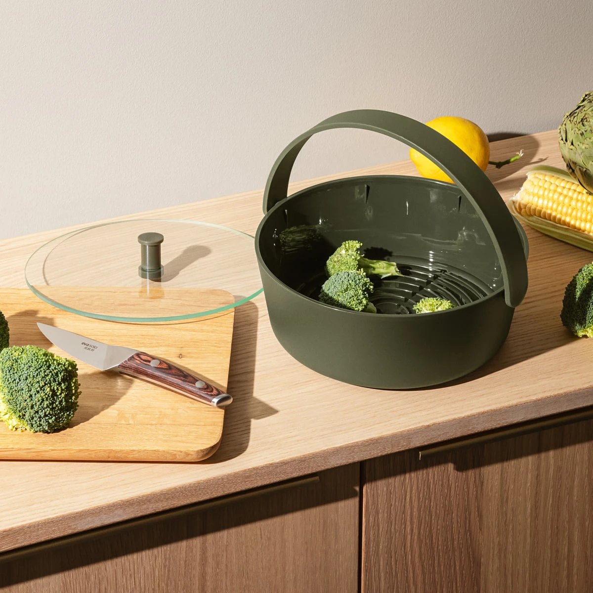 Eva Solo Stoommandje Voor Magnetron Green Tools ø 22 X 9 Cm 5 Eva Solo Stoommandje Voor Magnetron Green Tools ø 22 X 9 Cm - Afbeelding 3