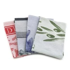 KOOK Theedoek Vis Blauw 50 X 70 Cm -Keukenbenodigdheden Winkel KOOK keukentextiel schorten ovenwanten 33