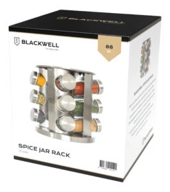 Blackwell Kruidenrek / Kruidencarrousel - Inclusief 12 Kruidenpotjes - RVS -Keukenbenodigdheden Winkel Kruidenrek 12 units Current View