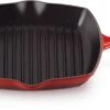 Le Creuset Grillpan Signature - Kersenrood - 26 X 26 Cm - Geëmailleerde Anti-aanbaklaag -Keukenbenodigdheden Winkel LC 20200506 HL PS FS 20183260600422 002