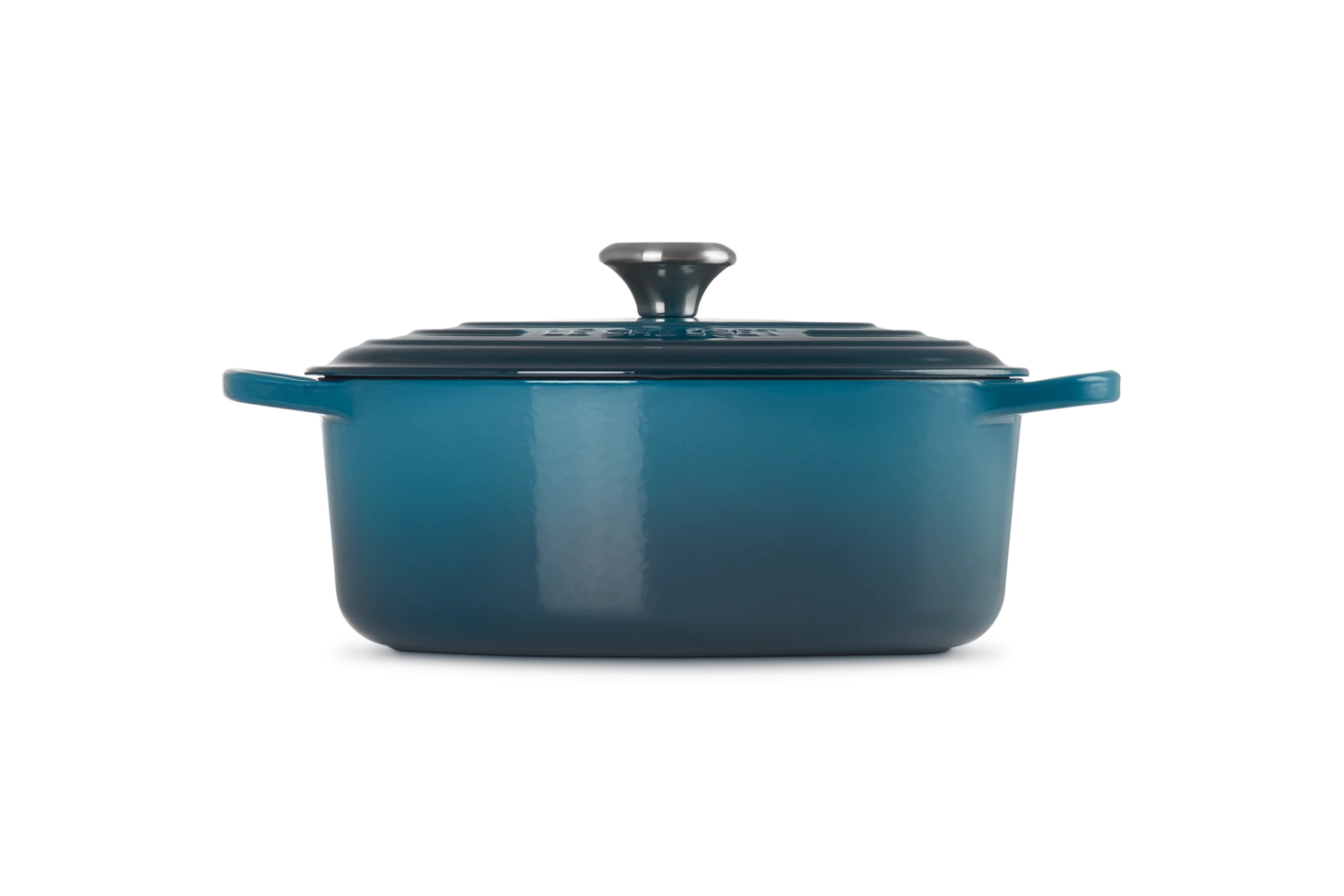 Le Creuset Braadpan Signature - Ovaal - Deap Teal - ø 29 Cm / 4.7 Liter 7 Le Creuset Braadpan Signature - Ovaal - Deap Teal - ø 29 Cm / 4.7 Liter - Afbeelding 5