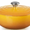 Le Creuset Braadpan Signature - Marmite - Nectar - ø 26 Cm / 4.1 Liter -Keukenbenodigdheden Winkel LC 20220721 HL PS FS 21114266724430 001