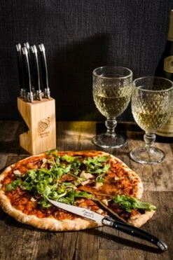 Laguiole Style De Vie Steakmessen Premium Line Zwart 6 Stuks -Keukenbenodigdheden Winkel Laguiole Premium Line steakmessen 18 mm sf Gr 5