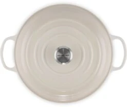Le Creuset Braadpan Signature - Campagnard - Meringue - ø 30 Cm / 3.5 Liter -Keukenbenodigdheden Winkel Le Creuset LC 20220726 HL PS FS 21180307164430 004